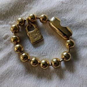 Uno de50 gold bracelet